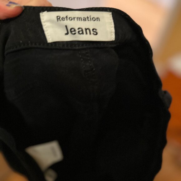 High Rise Black Skinny Jeans - Picture 4 of 7